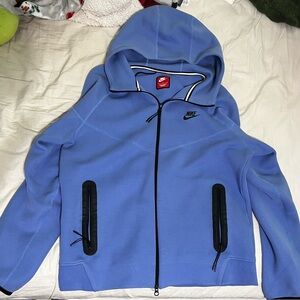 Blue Nike Tech with Hood